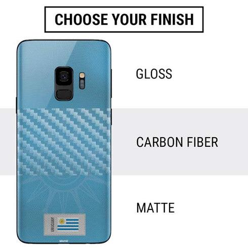 Uruguay Soccer Flag Galaxy S9 Skin